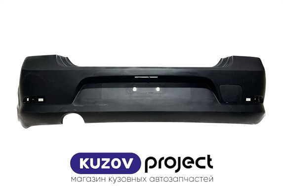 Бампер задний Renault Logan 2009-2016 (Китай)