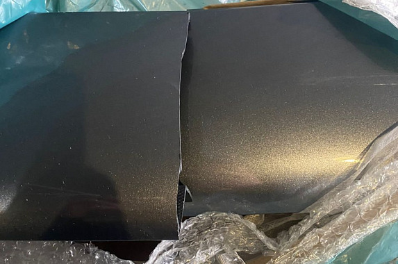 Бампер передний Hyundai Solaris 2017-2020 Россия Urban Grey (Серый) (Трещина у капота) Дисконт